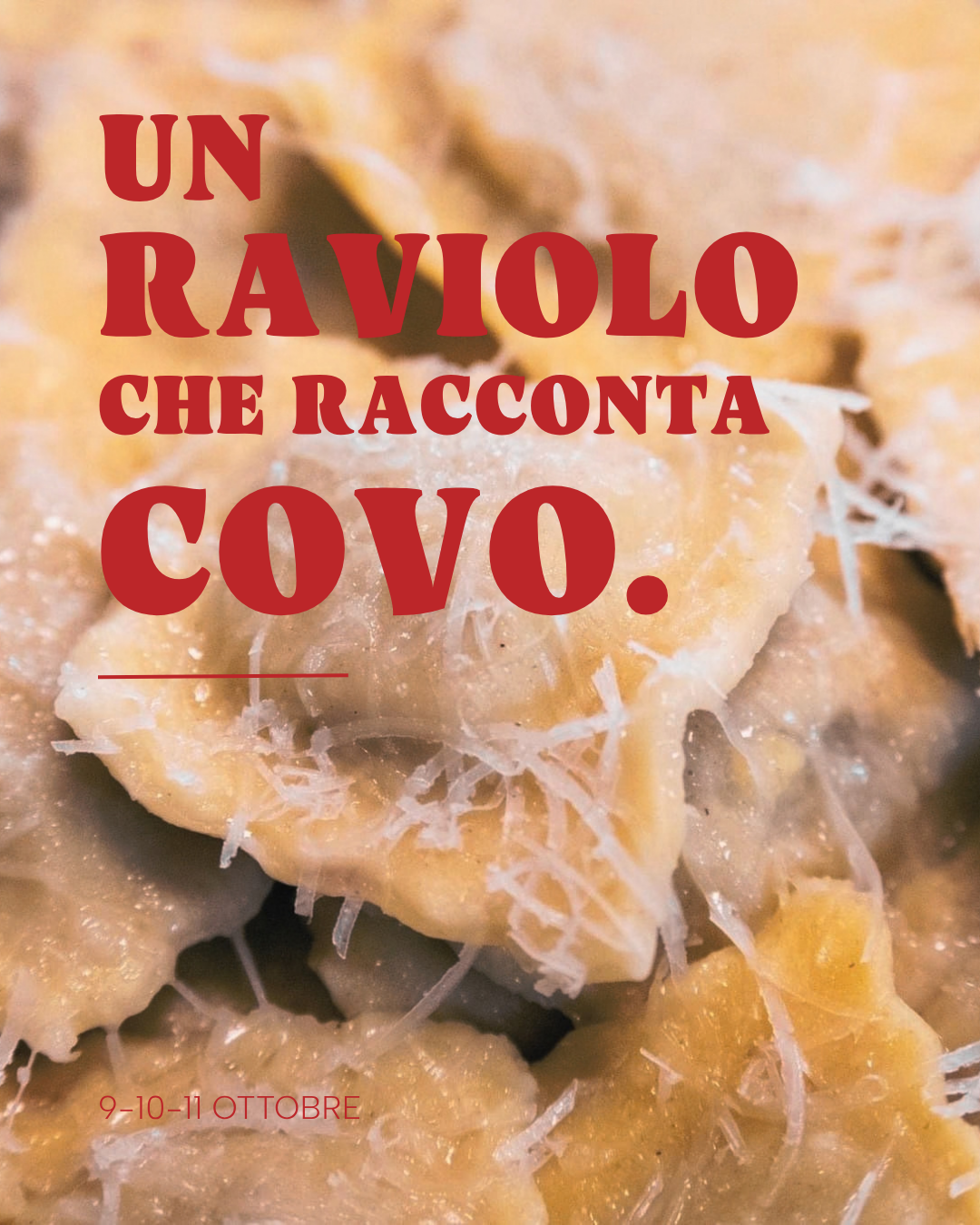 Raviolo Nostrano di Covo De.Co. fatto a mano