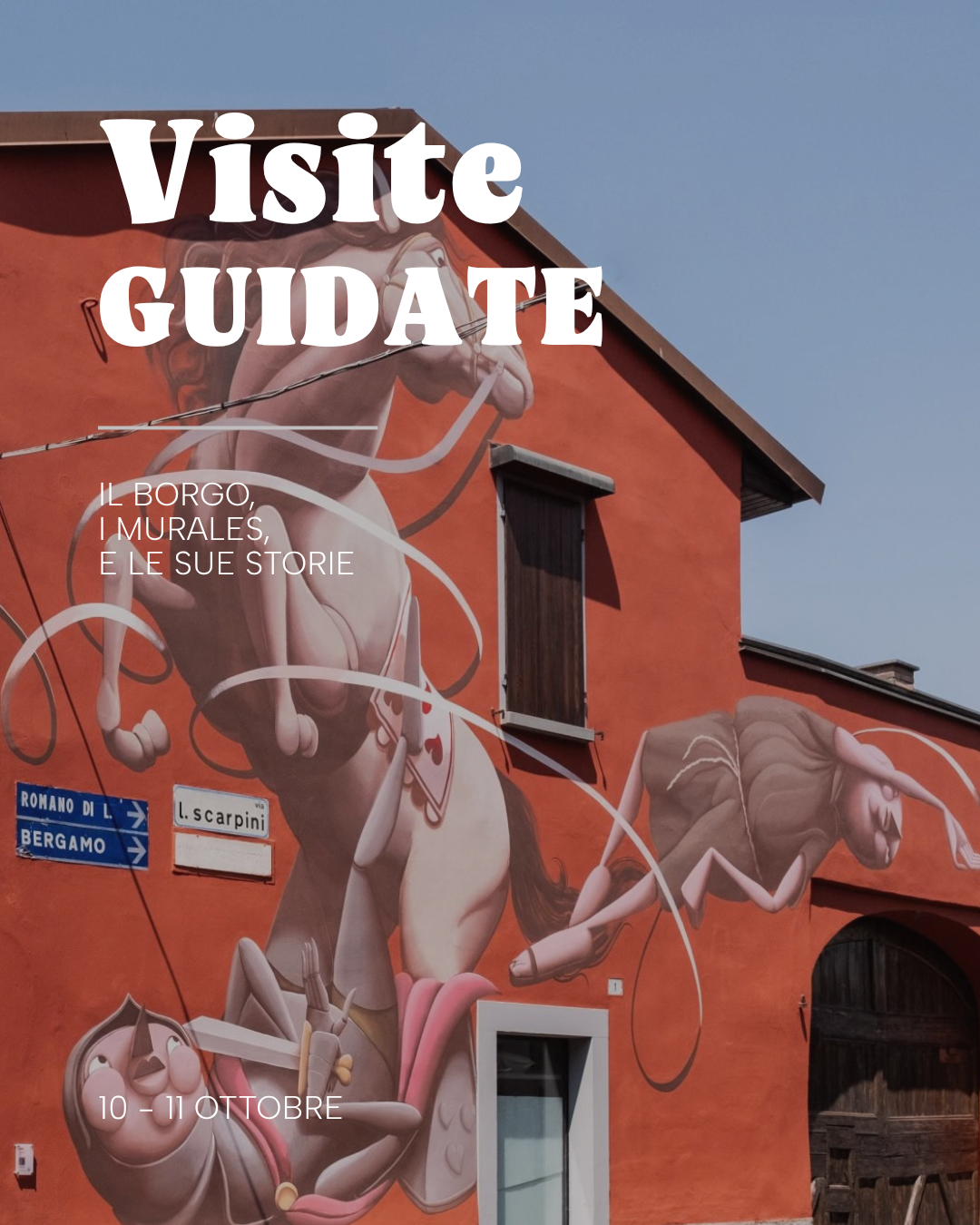 Visite guidate al borgo e ai murales di Covo il 10 e 11 ottobre 2026: apri il programma